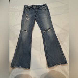 American Eagle Outfitters Blue Flare Jeans